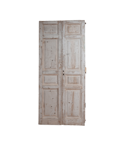 French Inset Four Panel Antique Door AG351