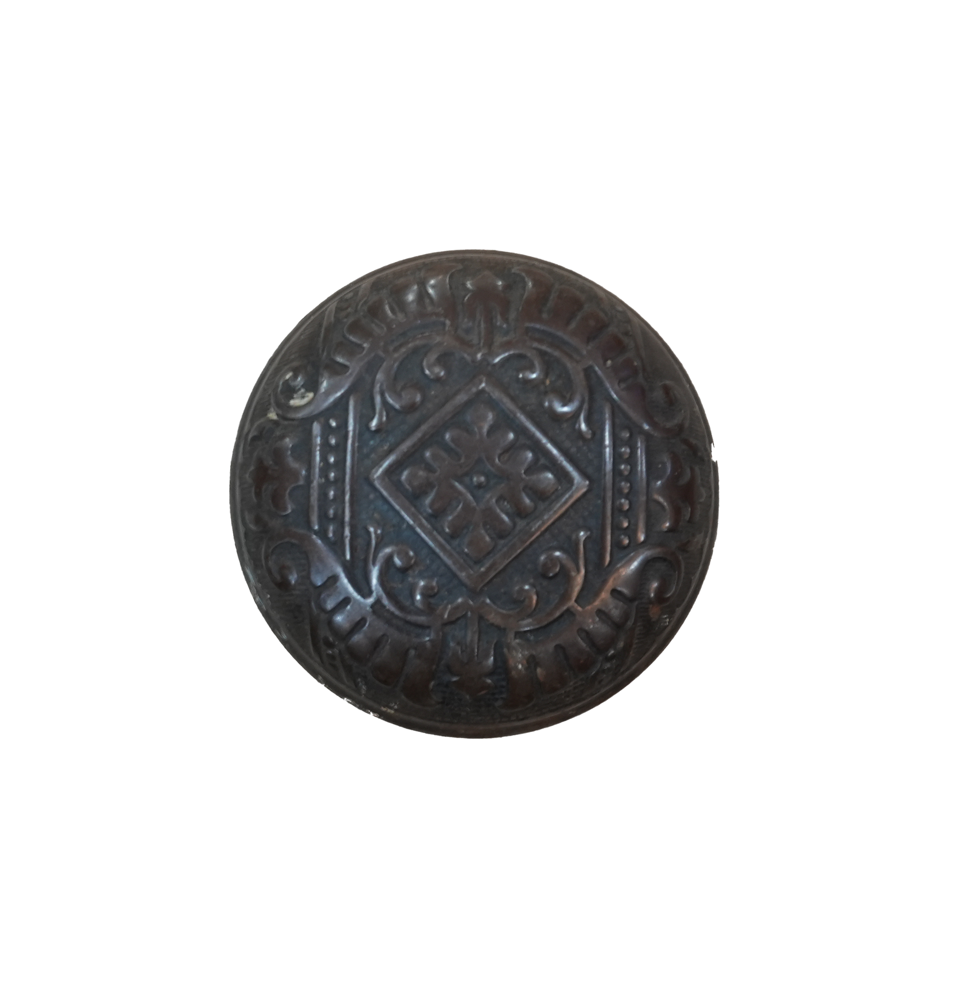 Antique Brass Door Knob Front