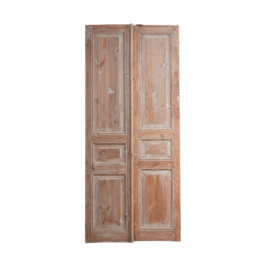 Double Inset Panel Antique Door AA027
