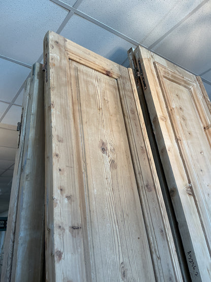 Antique French Door with inset panels 40x108x1.75