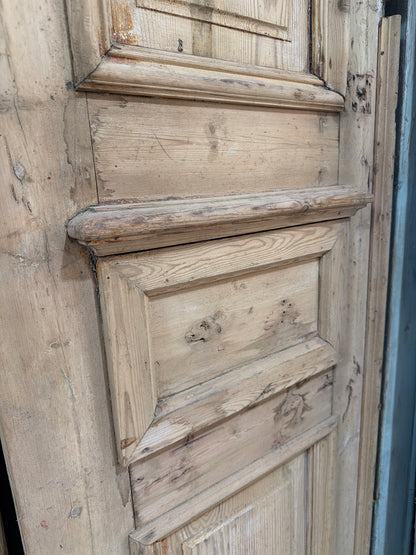 Antique French Door with Raised Panels 44x103.5x1.75
