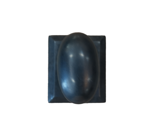 Baldwin Black Dummy Knob Square Front