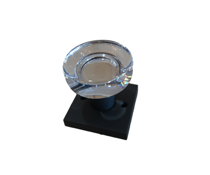 Baldwin Glass Round Flat Dummy Knob ZZ032