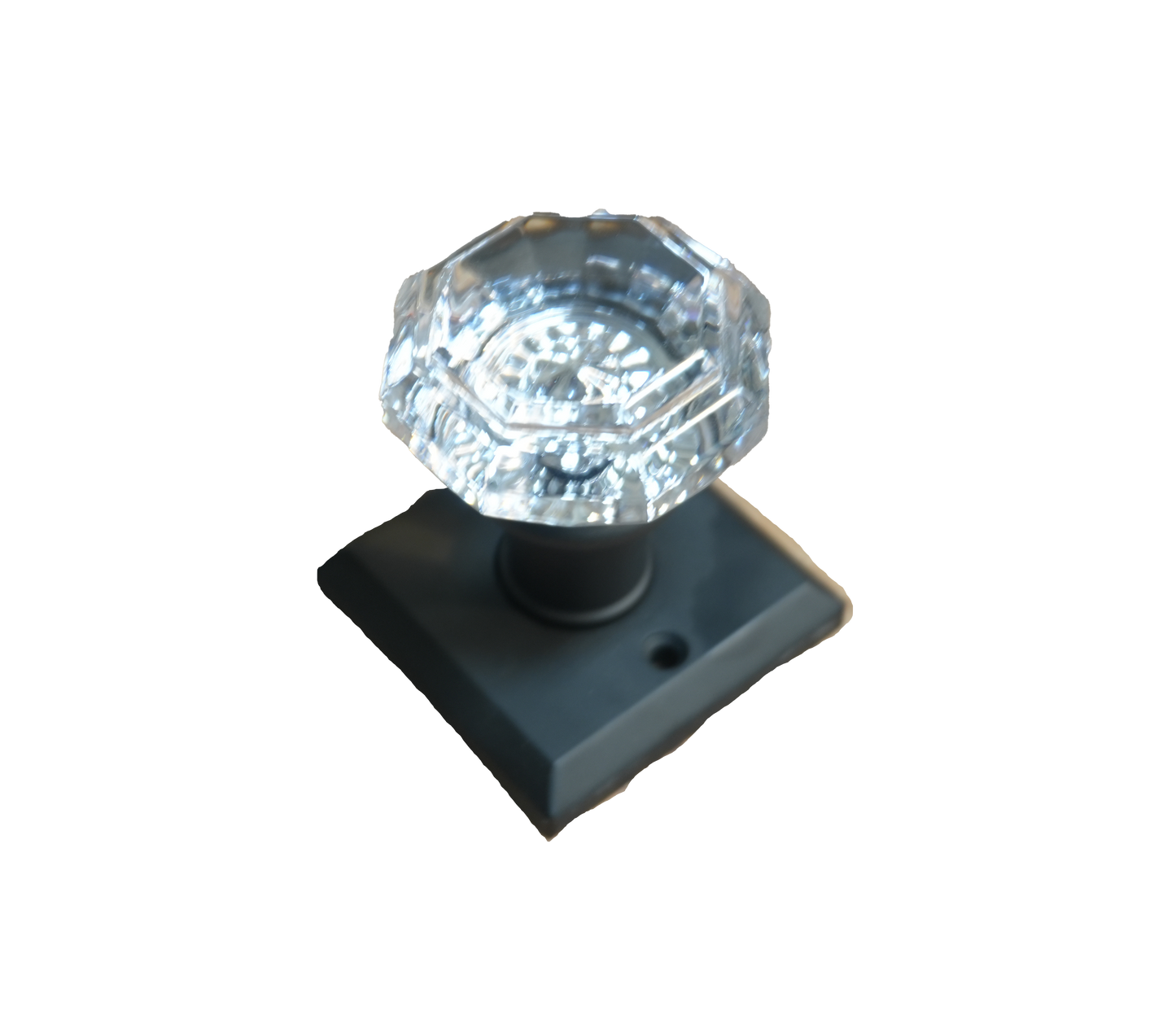 Baldwin Glass Round Ornate Dummy Knob ZZ033