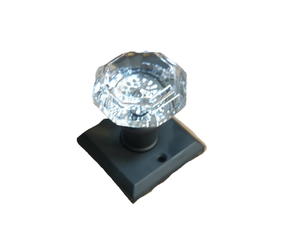 Baldwin Glass Round Ornate Dummy Knob ZZ033