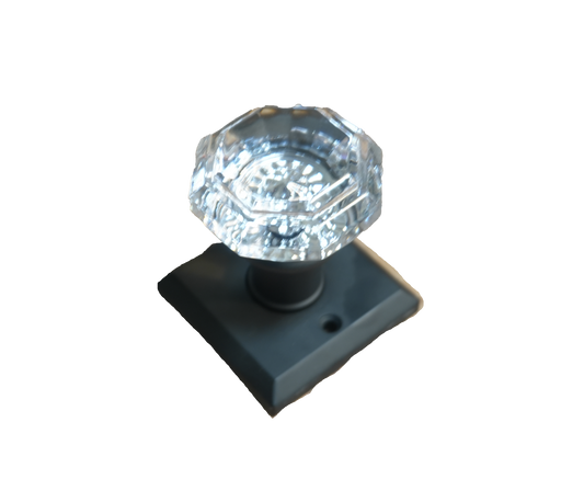 Baldwin Glass Round Ornate Dummy Knob ZZ033