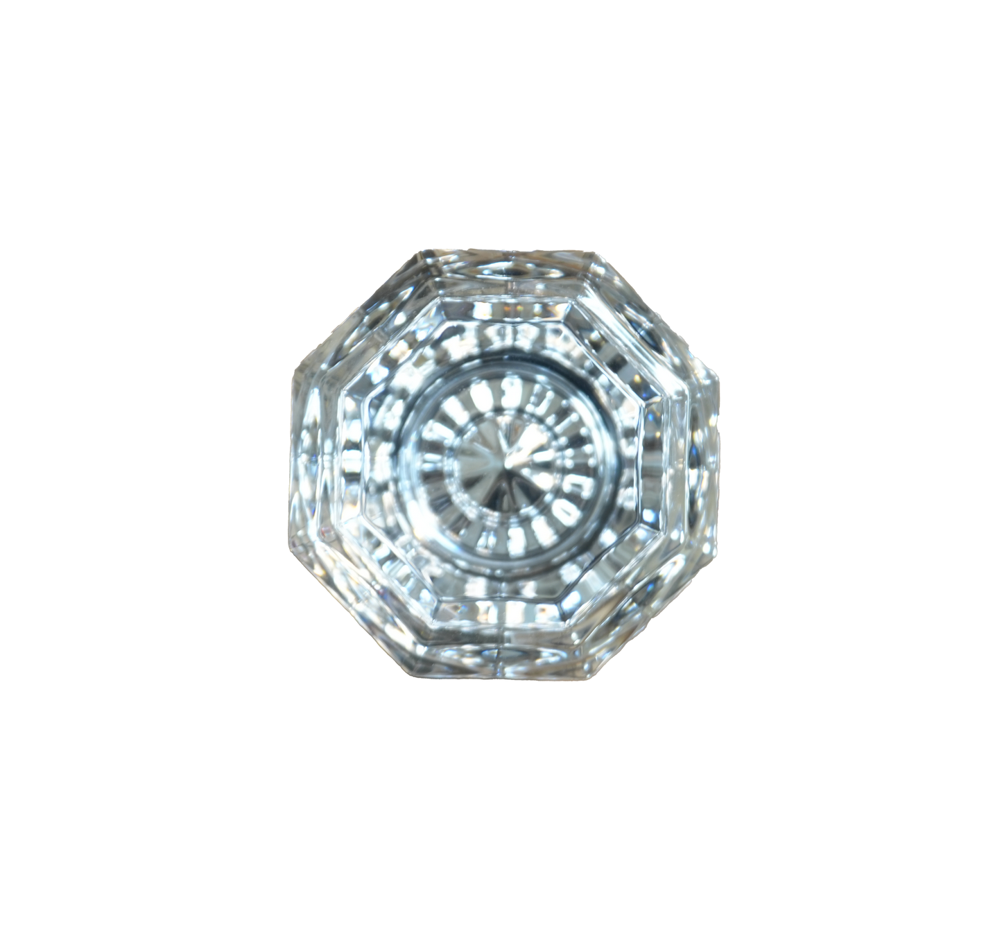 Baldwin Glass Round Ornate Dummy Knob ZZ033