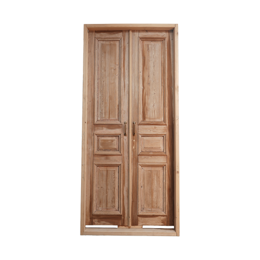 Double Raised Panel French Door AA041