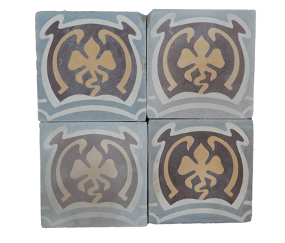 Zahra Emblem Encaustic Tile AB002