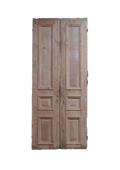 Three Raised Panel Antique French Door AG258