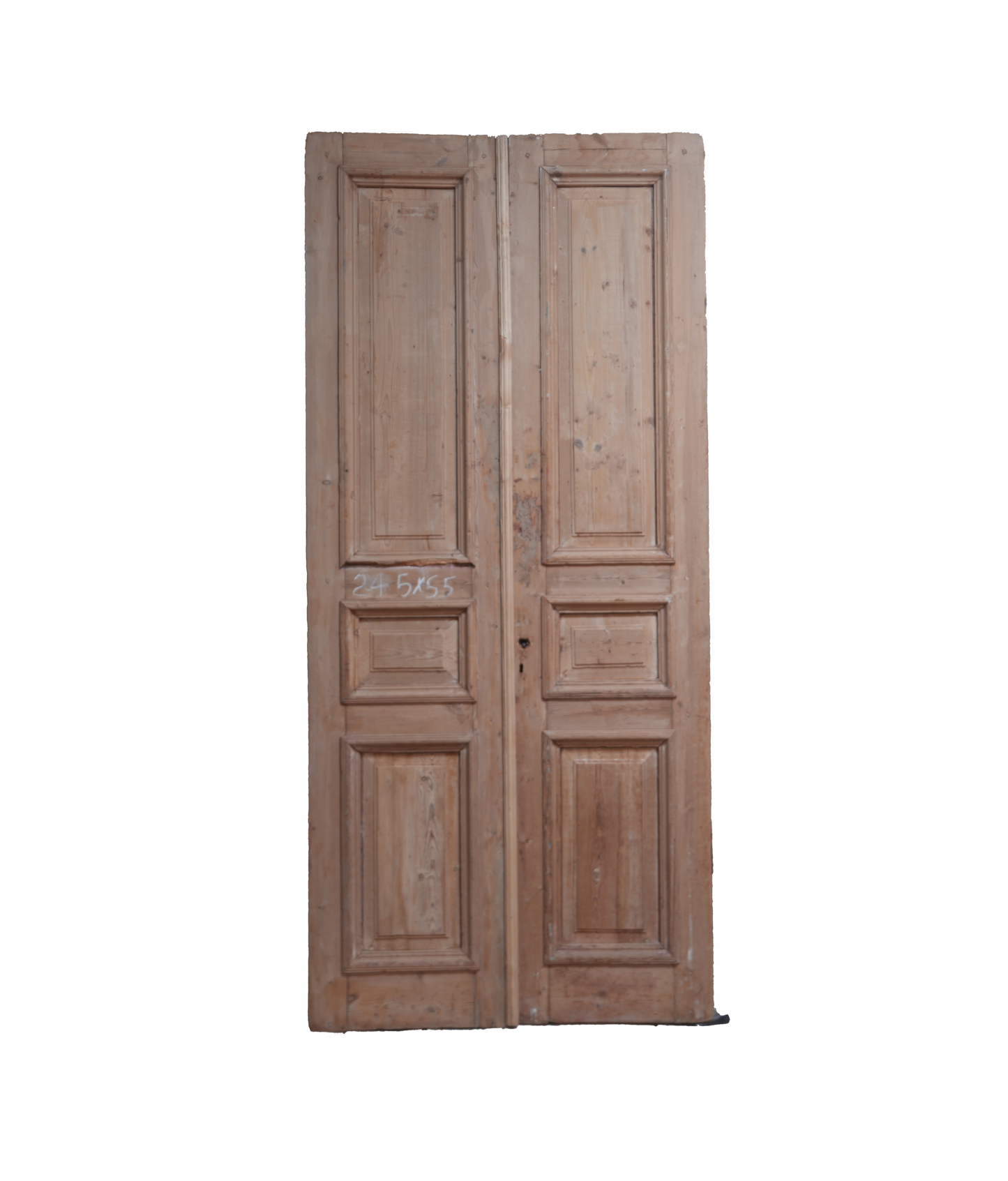 Three Raised Panel French Antique Door AG277