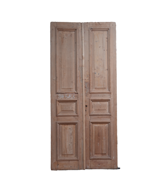 Three Raised Panel French Antique Door AG277