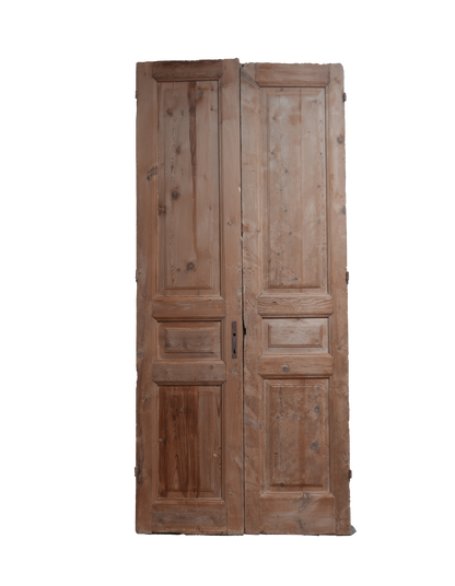 Three Inset Panel French Antique Door AG292