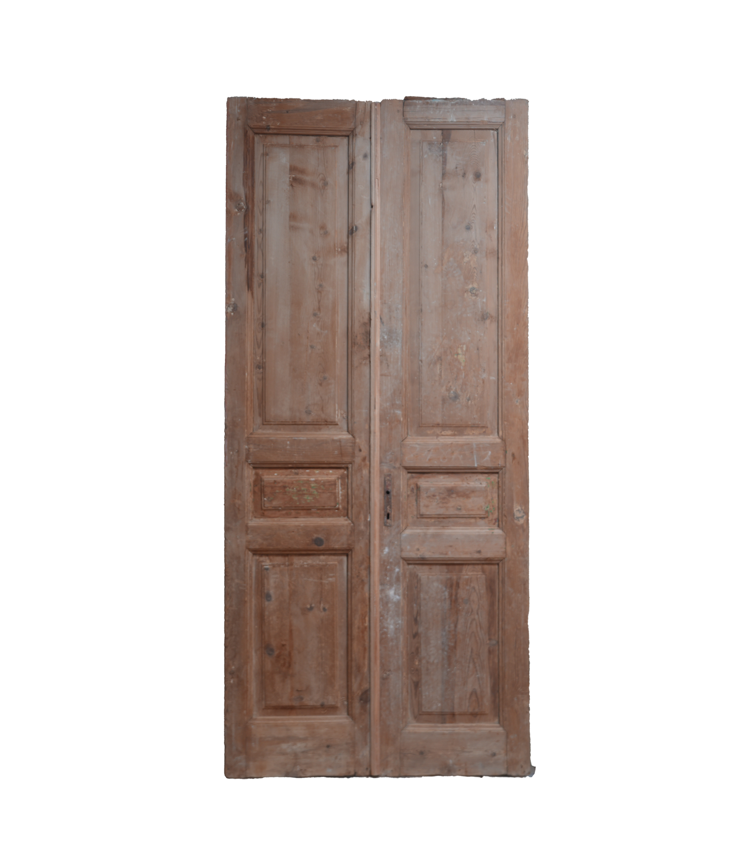 Three Inset Panel French Antique Door AG292
