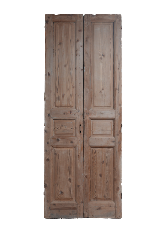 Three Inset Panel French Antique Door AG304