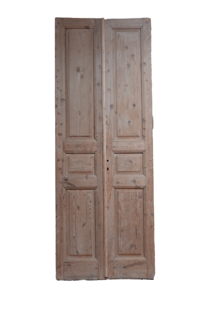 Three Inset Panel French Antique Door AG304