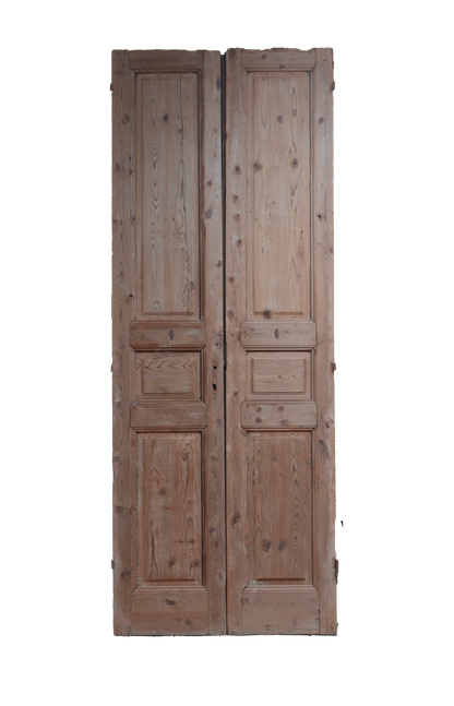 Antique French Door with inset panels 40x107x1.75