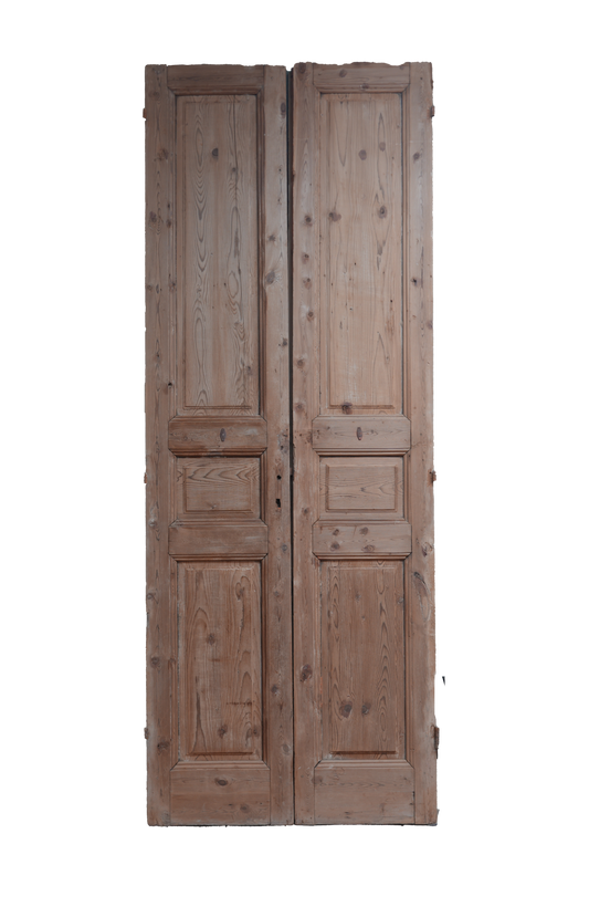 Three Inset Panel French Antique Door AG306