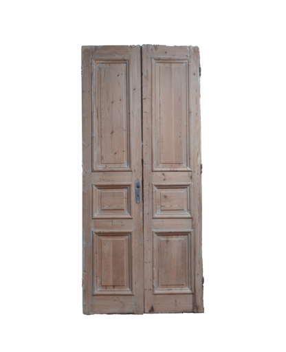 Three Raised Panel French Antique Door AG319