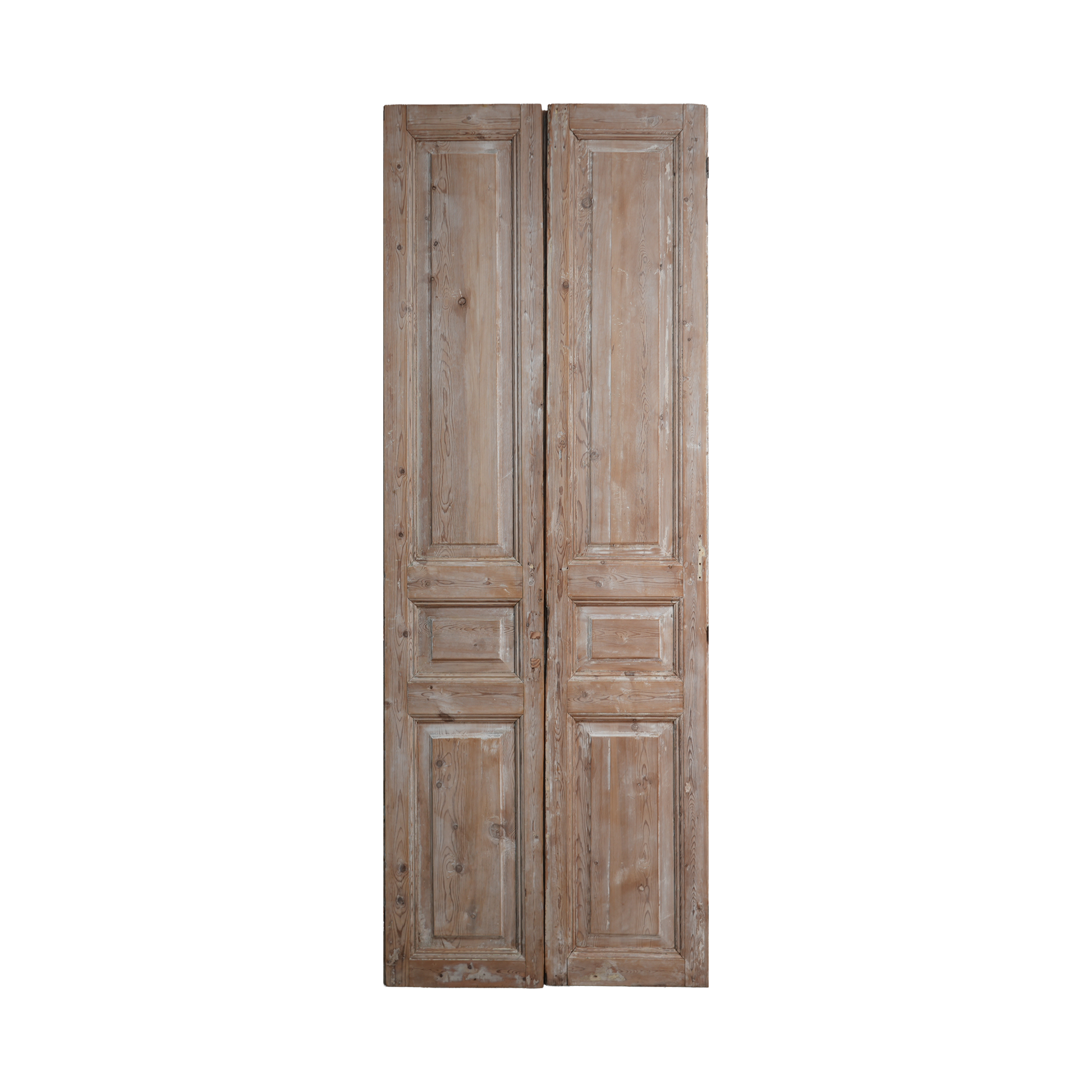 antique door white patina