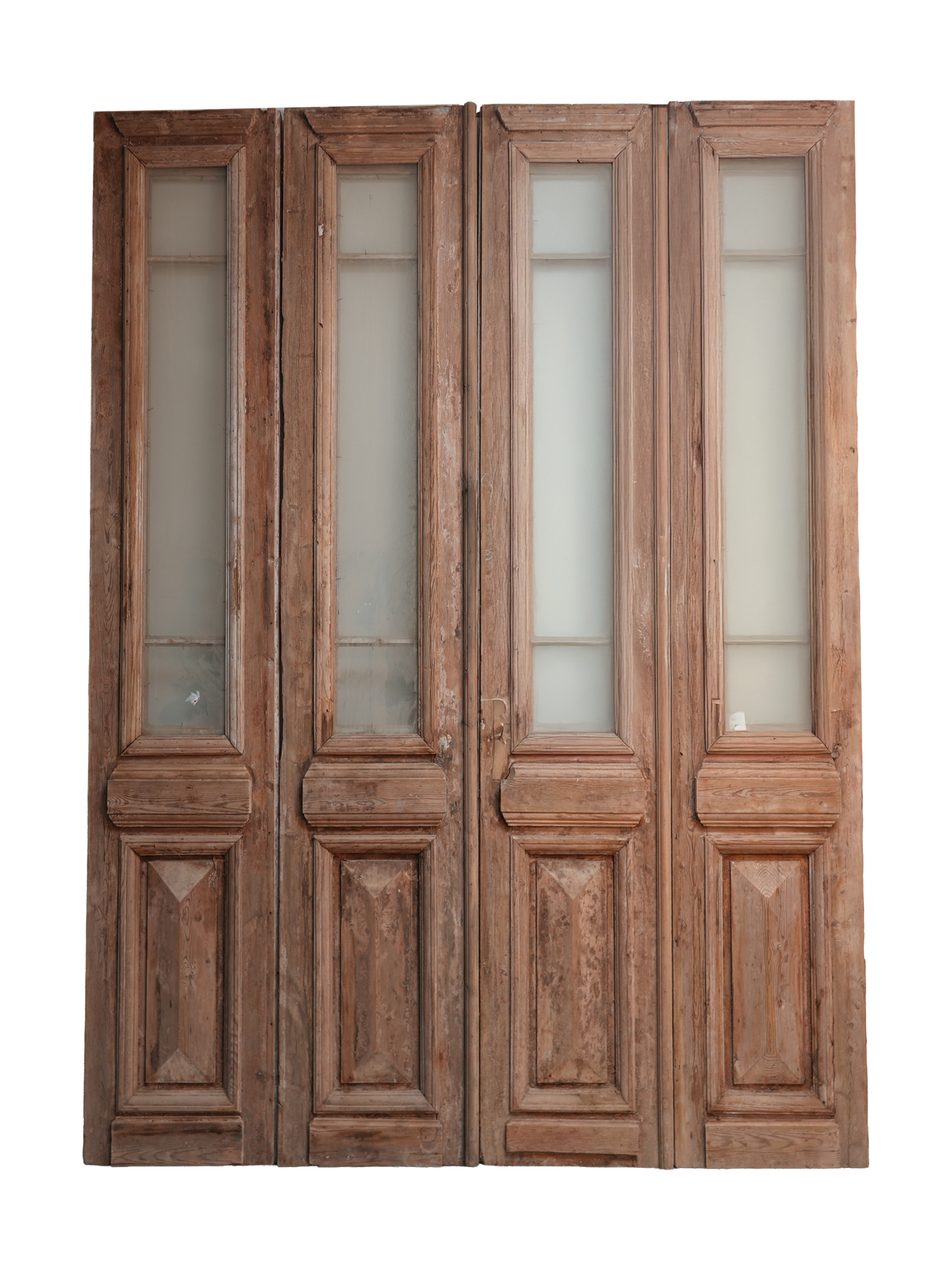 antique quad glass door