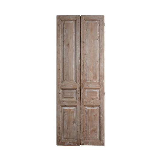 French Panel Door White Patina AA022