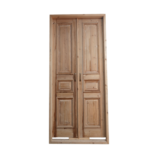 Double Raised Panel French Door AA040