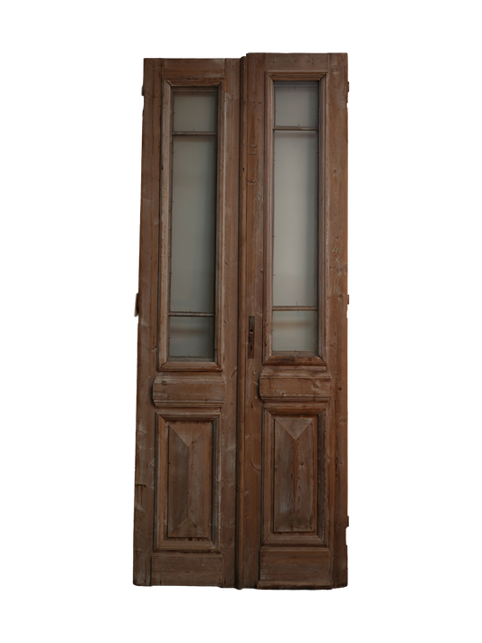 Double Glass Panel French Door AA051