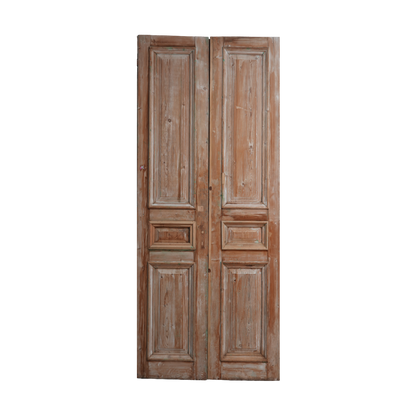 Double Raised Panel Antique Door AA053