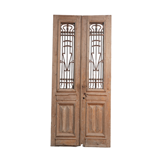 Double Iron French Door AA059